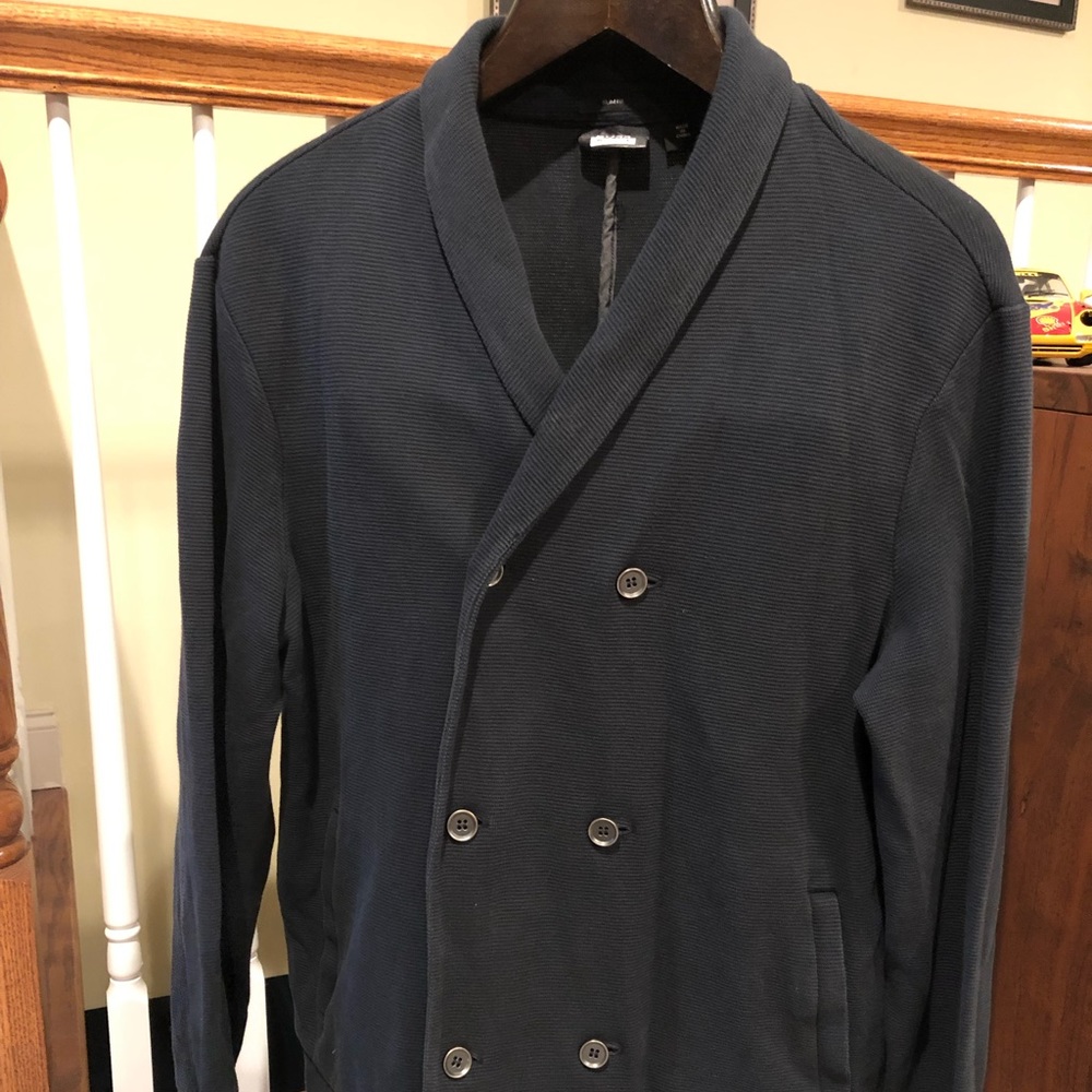 Hugo Boss double breasted sweater/slim fit XL